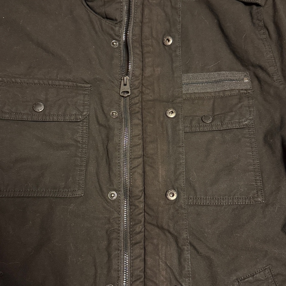 NWT Levi's Men's Black Military Field Jacket - Picture 4 of 7